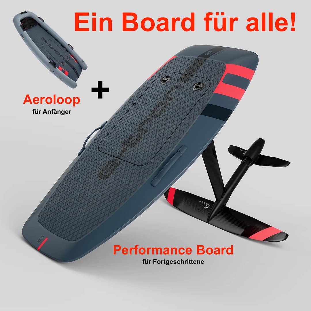 Aerofoils Audi e-tron Performance Set 83L Midnightblue mit Loop (Board für alle)