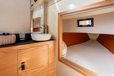 Lipari 31 Charter Fleet Portofino Coast_1 cabin